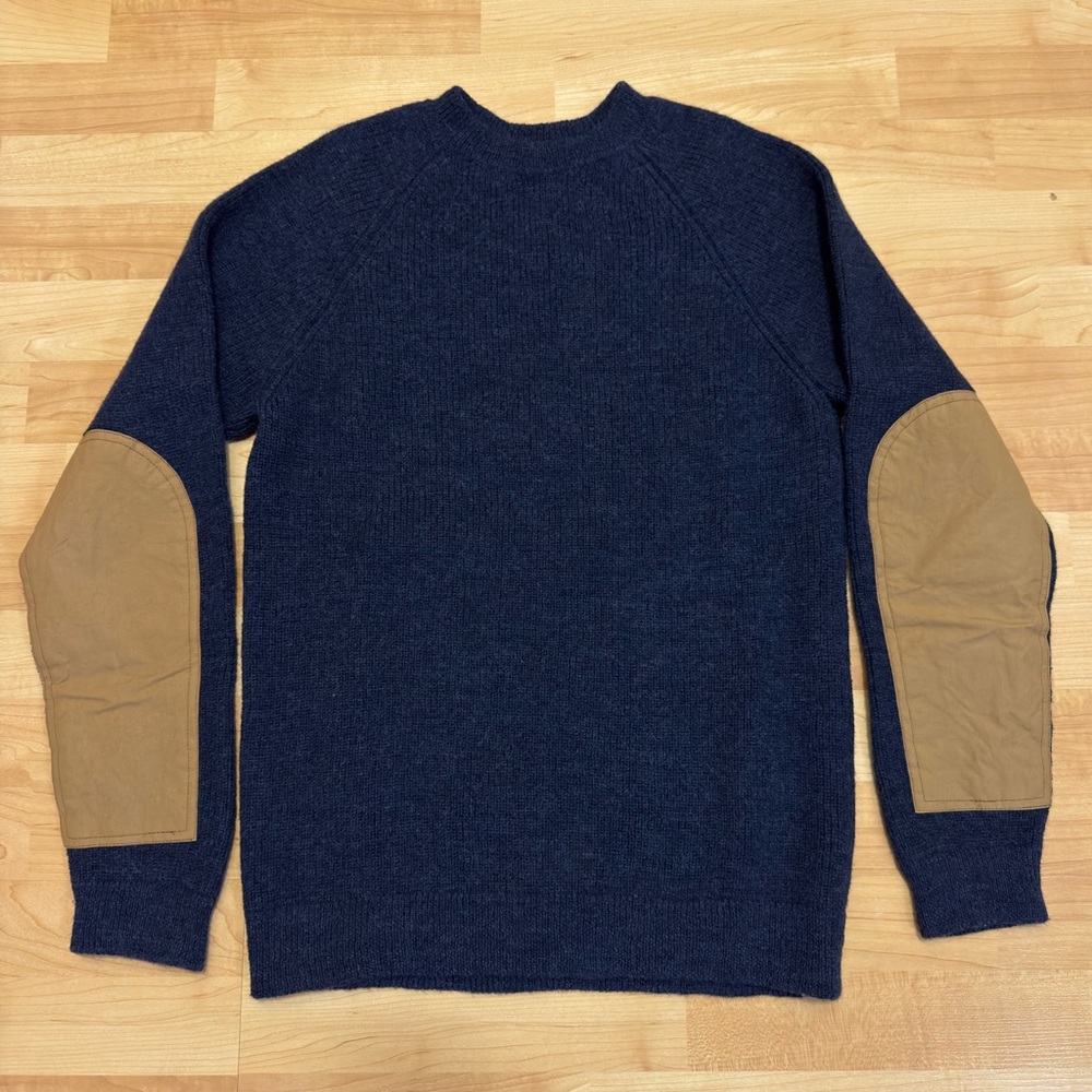 Best Made Co. Guide Sweater - Men's Size Small (100% Wool & Waxed Cotton)